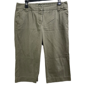 Women’s J.‎ Crew Favorite Fit Crop Pants, size 10 Hunter Green